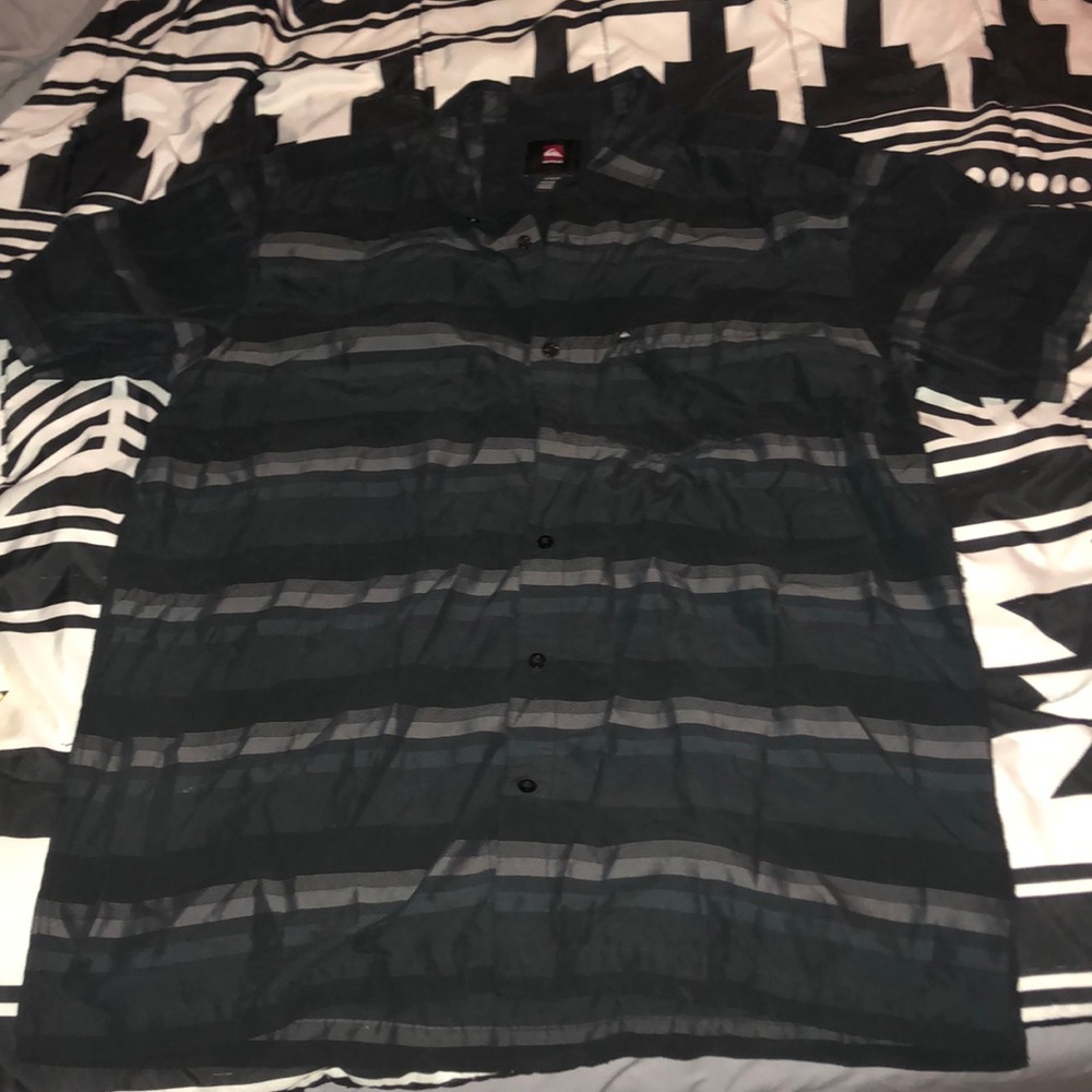 Quicksilver Mens Dress Shirt Size L